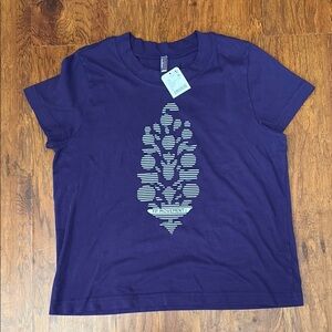 FP Movement Purple Game Time Logo T-Shirt NWT